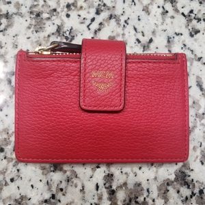 MCM Milla Accordion Leather Card Case